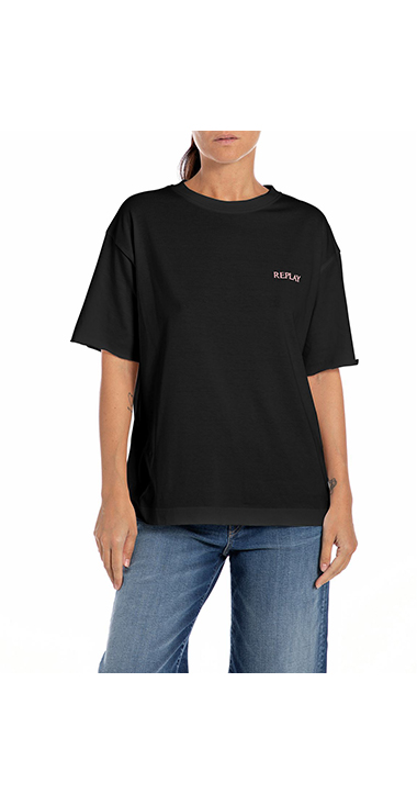 FAKE NEWSプリントジャージーTシャツ 詳細画像
